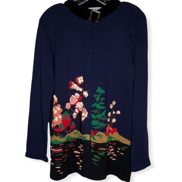 Vintage Storybook‎ Knits Cardigan Sweater - Picture 1 of 8